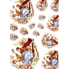 Ref. 78533 - DECALQUE DAMA C/ CAVALHEIRO